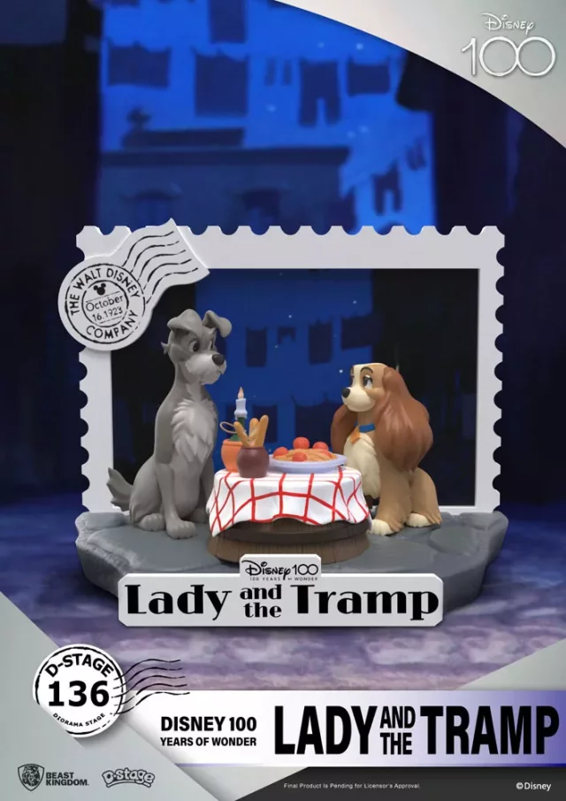 Figurka Disney - Lady a Tramp Diorama (Beast Kingdom)