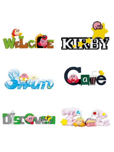 Figurka Kirby - Kirby and Words (Re-ment) (náhodný výběr)