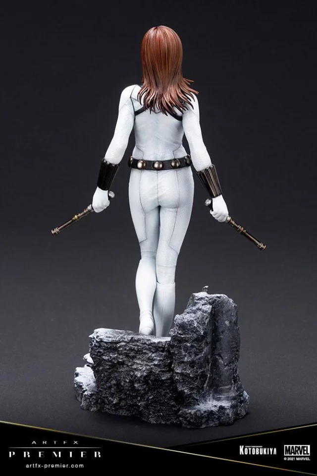 Soška Marvel - Black Widow White Costume Limited Edition (ArtFX Premier)