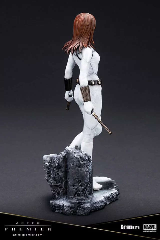 Marvel Universe ARTFX Premier PVC Statue 1/10 Black Widow White Costume Limited Edition 21 cm