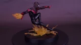 Diamond Select Spider-man Gamerverse Miles Morales PVC Diorama Statue @TheReviewSpot