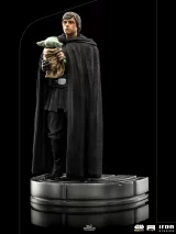 Figurka Star Wars: The Mandalorian - Luke Skywalker and Grogu Art Scale 1/10 (Iron Studios)