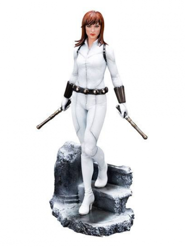 Soška Marvel - Black Widow White Costume Limited Edition (ArtFX Premier)