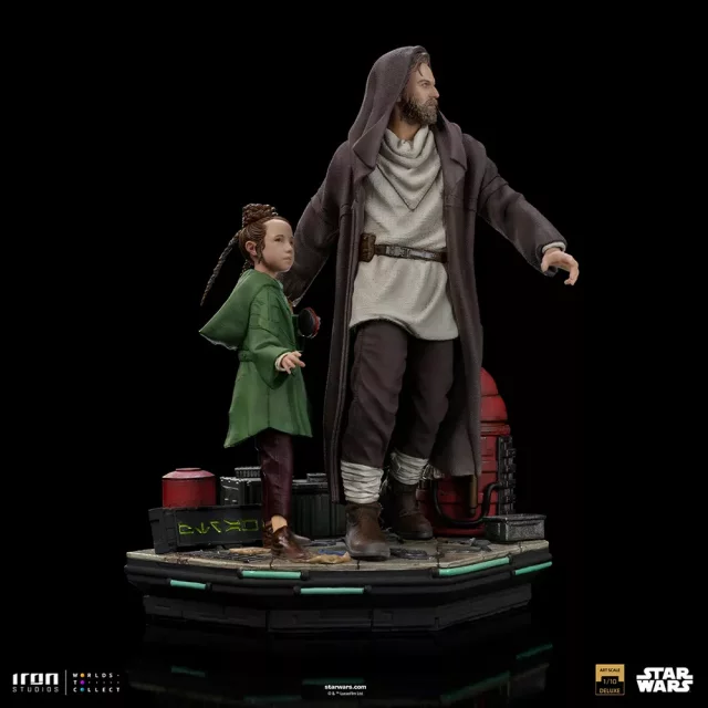 Soška Star Wars: Obi-Wan Kenobi - Obi-Wan and Young Leia Art Scale 1/10 (Iron Studios)