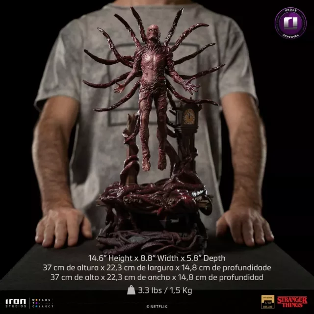 Soška Stranger Things - Vecna Deluxe Art Scale Statue 1/10 37 cm (Iron Studios)