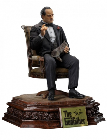 Soška The Godfather - Don Vito Corleone Art Scale 1/10 (Iron Studios)