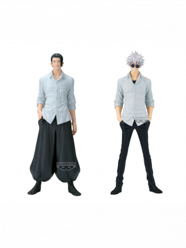 Výhodný set Jujutsu Kaisen - Figurka Satoru Gojo + Suguru Geto King of Artist Casual (BanPresto)