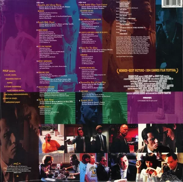 Oficiální soundtrack Pulp Fiction na LP