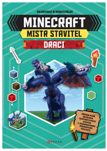 Kniha Minecraft - Mistr stavitel: Draci