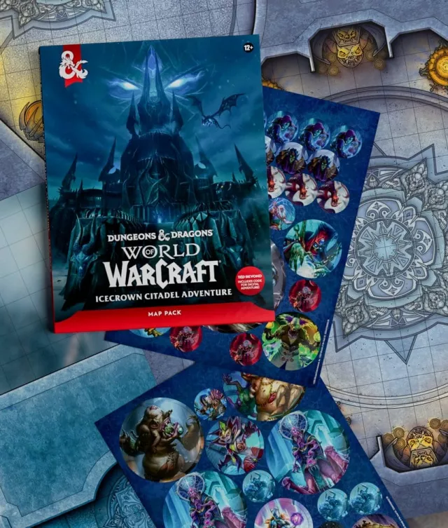 Mapa Dungeons & Dragons - World of Warcraft Icecrown Citadel Adventure (Map Pack) - Desková hra