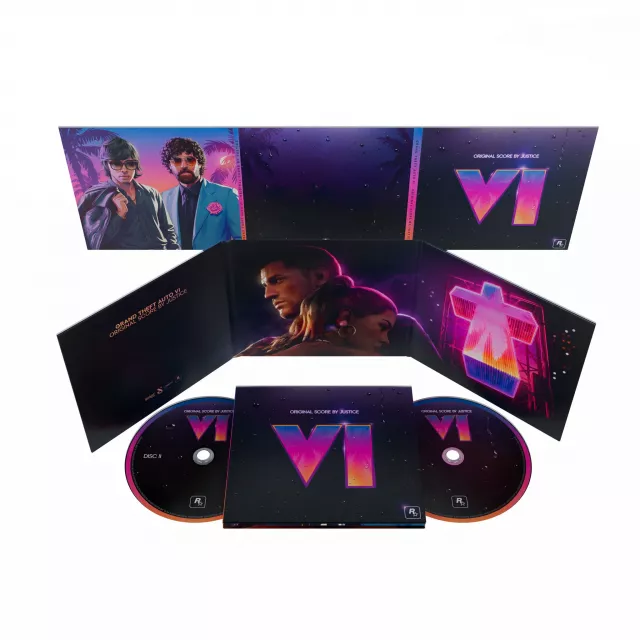 Oficiální soundtrack Grand Theft Auto VI: Original Score by Justice na 2x CD