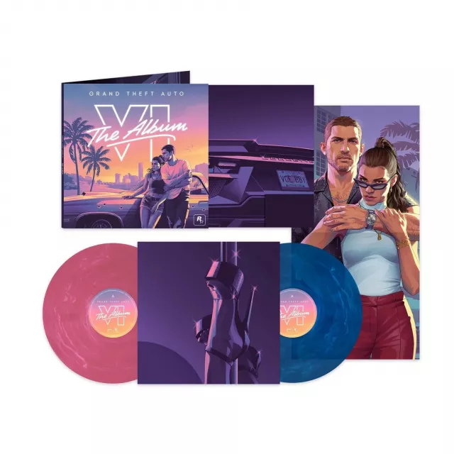 Oficiální soundtrack Grand Theft Auto VI: The Album (Coloured Marbled) na 2x LP - Vinylová deska