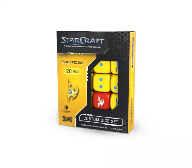 Kostky StarCraft - Dice Set - Protoss - Kostky a doplňky