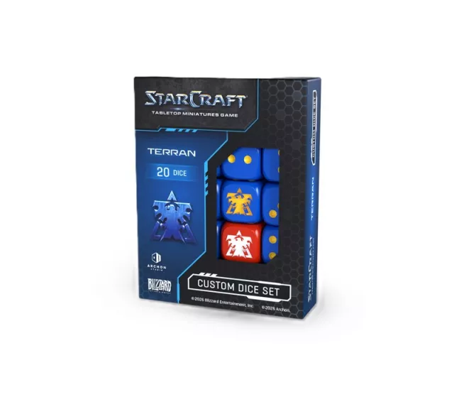Kostky StarCraft - Dice Set - Terran