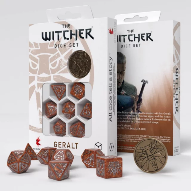 The Witcher Dice Set. Geralt - The Monster Slayer