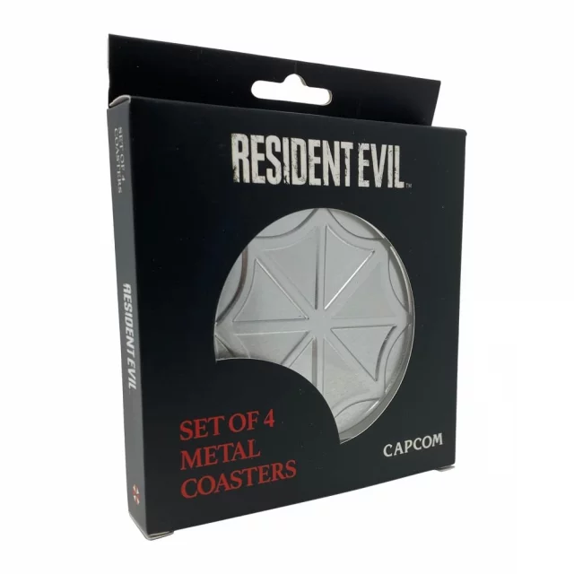 RESIDENT EVIL COASTER 4-PACK POLICE & LOGO