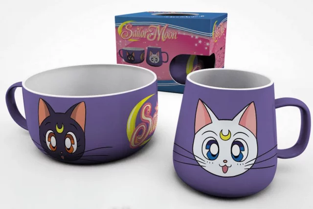 Snídaňový set Sailor Moon - Luna & Artemis