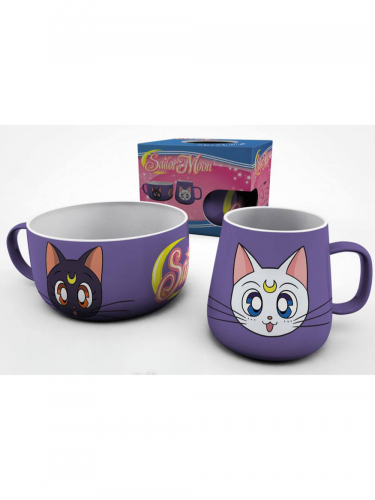 Snídaňový set Sailor Moon - Luna & Artemis