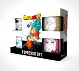 Hrnek Dragon Ball - Goku Espresso Sada - 4 ks