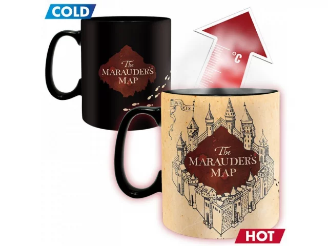 Hrnek Harry Potter - Marauder's Map King Size (měnící se)