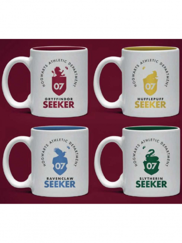 Hrnek Harry Potter - Quidditch Espresso Sada - 4 ks