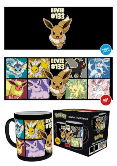 Hrnek Pokémon - Eevee (měnící se)