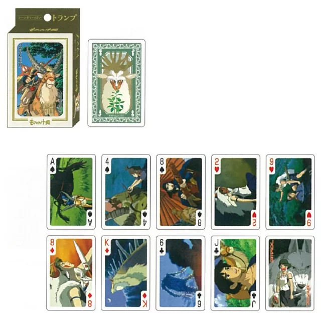 Hrací karty Ghibli - Princess Mononoke
