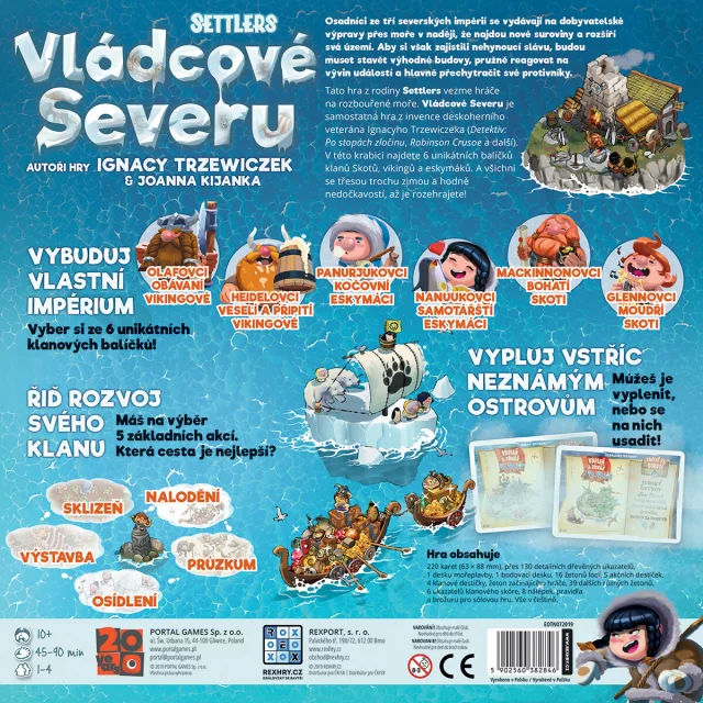 Karetní hra Settlers: Vládcové severu (samostatná hra)