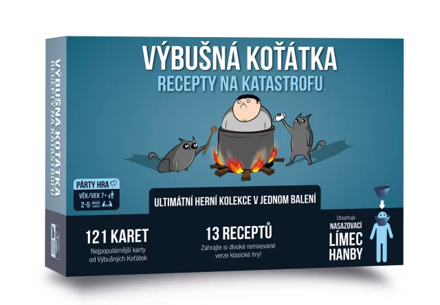 Karetní hra Výbušná koťátka - Recepty na katastrofu