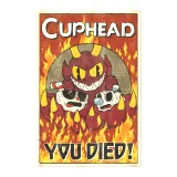 Plakát Cuphead - You Died!