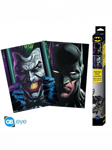 Plakát DC Comics - Batman & Joker (sada 2 ks)