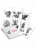 Plakát Dungeons & Dragons - Limited Edition Lithograph Set (7 ks)