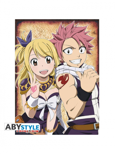 Plakát Fairy Tail - Natsu & Lucy
