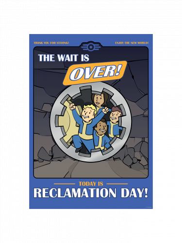 Plakát Fallout - Reclamation Day