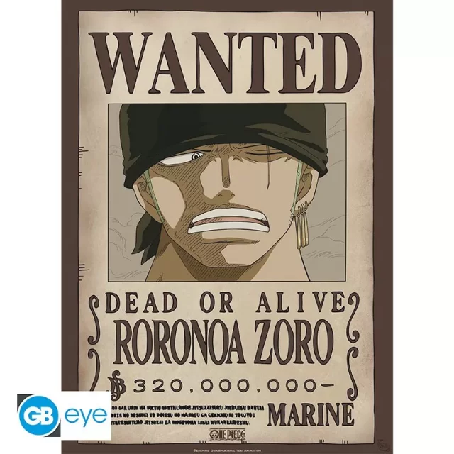 Plakát One Piece - Wanted Zoro & Sanji (sada 2 ks)