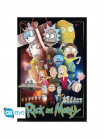 Plakát Rick and Morty - Wars