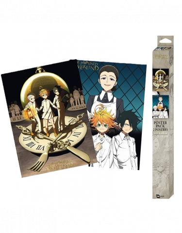 Plakát The Promised Neverland - Characters Chibi (2 plakáty)