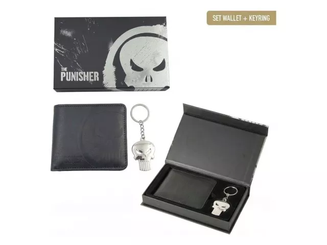 Dárková sada Marvel - The Punisher (peněženka, klíčenka) - Dárkový set