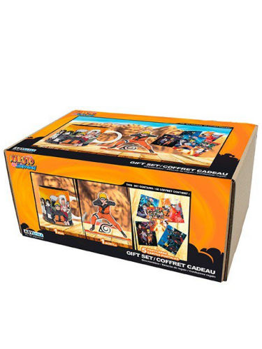 Dárkový set Naruto - Shippuden (hrnek, akrylová figurka, pohlednice)