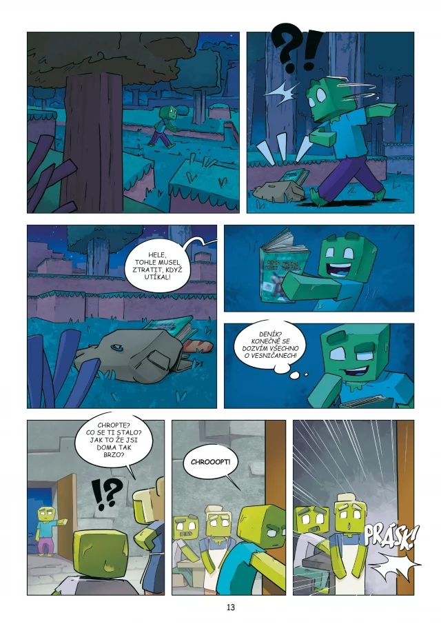 Komiks Deník malého Minecrafťáka: komiks komplet 1