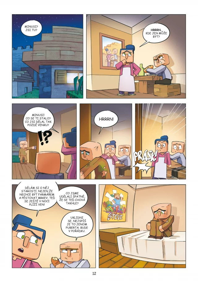 Komiks Deník malého Minecrafťáka: komiks komplet 1