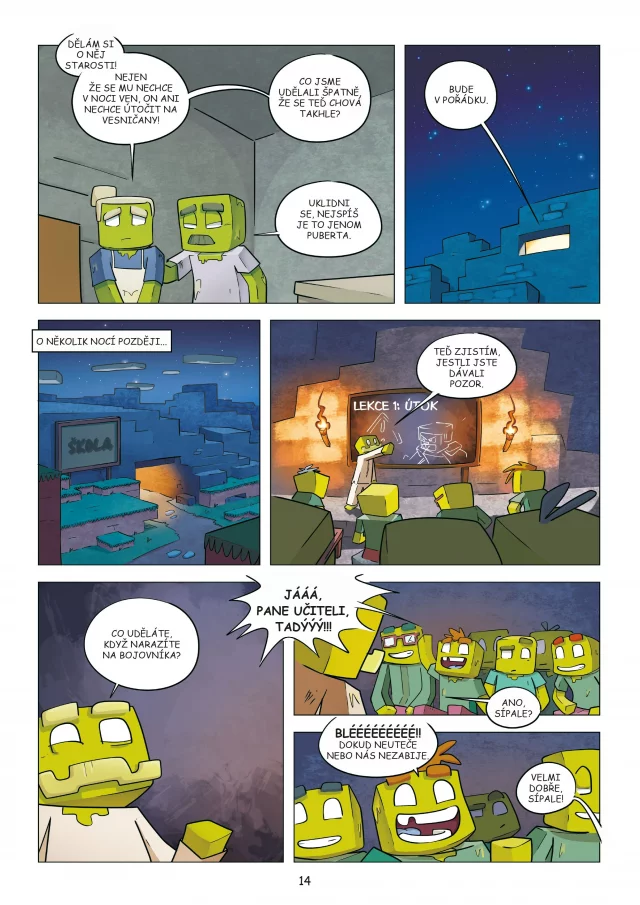 Komiks Deník malého Minecrafťáka: komiks komplet 1