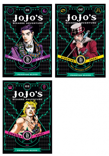 Výhodný set komiks JoJo's Bizarre Adventure: Part 1 - Phantom Blood ENG 1-3