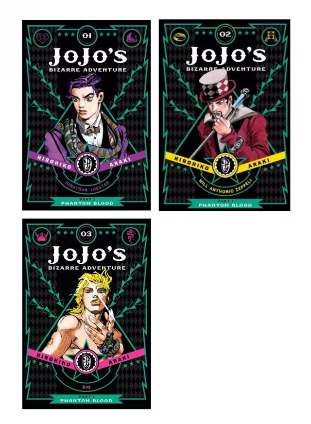 Výhodný set komiks JoJo's Bizarre Adventure: Part 1 - Phantom Blood ENG 1-3