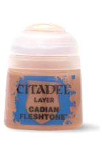 Citadel Layer Paint (Cadian Fleshtone) - krycí barva, oranžová