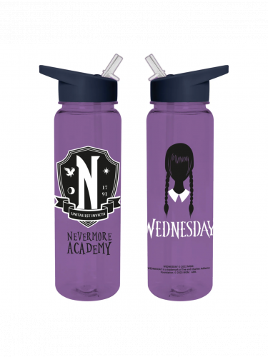 Láhev na pití Wednesday - Nevermore Academy