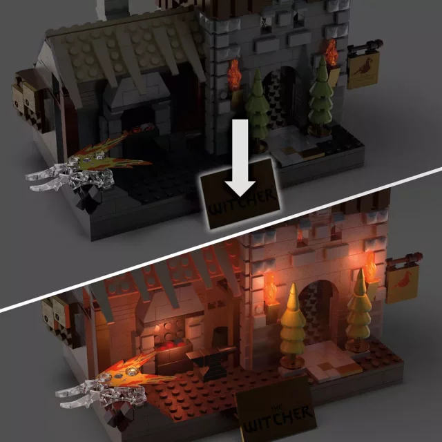 Stavebnice Zaklínač - Geralt's Griffin Hunt (Mega Construx)