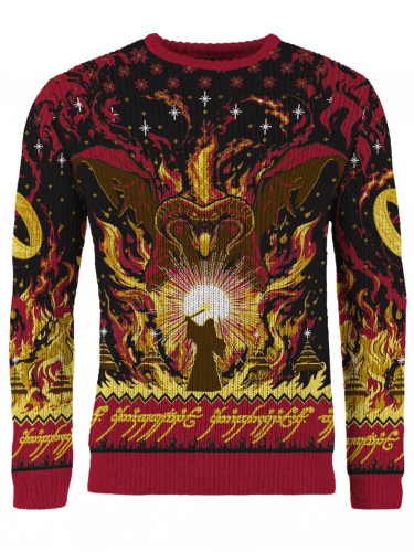 Vánoční svetr The Lord of the Rings - Balrog Christmas Jumper