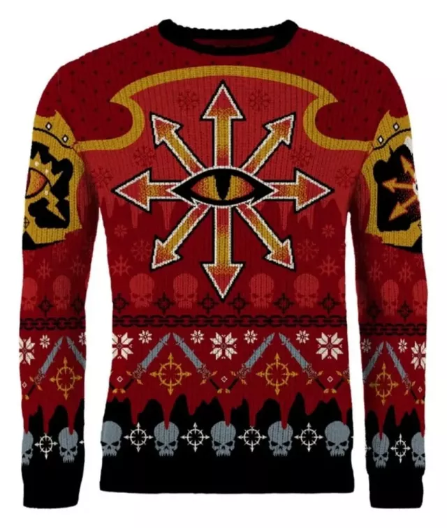 Vánoční svetr Warhammer 40,000 - Chaos Christmas Jumper