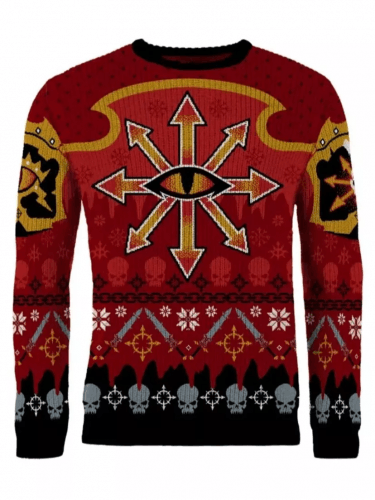 Vánoční svetr Warhammer 40,000 - Chaos Christmas Jumper